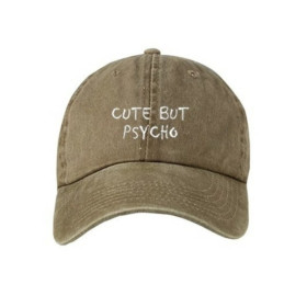Cute But Psycho Yıkamalı Şapka