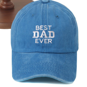 Best Dad Ever Yıkamalı Şapka