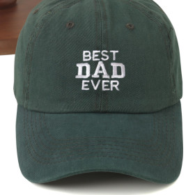Best Dad Ever Yıkamalı Şapka