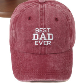 Best Dad Ever Yıkamalı Şapka